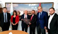 جمعية رجال الاعمال الفلسطينيين تستقبل القنصل العام الايطالي السيد جوسيبي فيديل