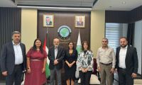 جمعية رجال الأعمال الفلسطينيين- القدس تلتقي الملحق التجاري الفرنسي الجديد